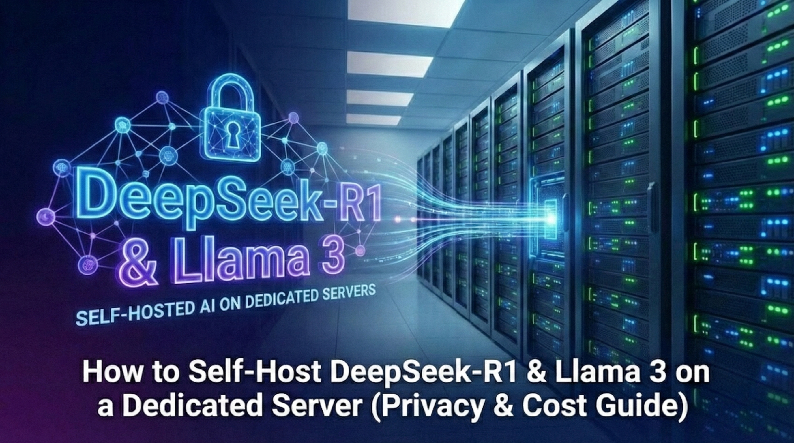 How to Self-Host DeepSeek-R1 & Llama 3 on a Dedicated Server (Privacy & Cost Guide)